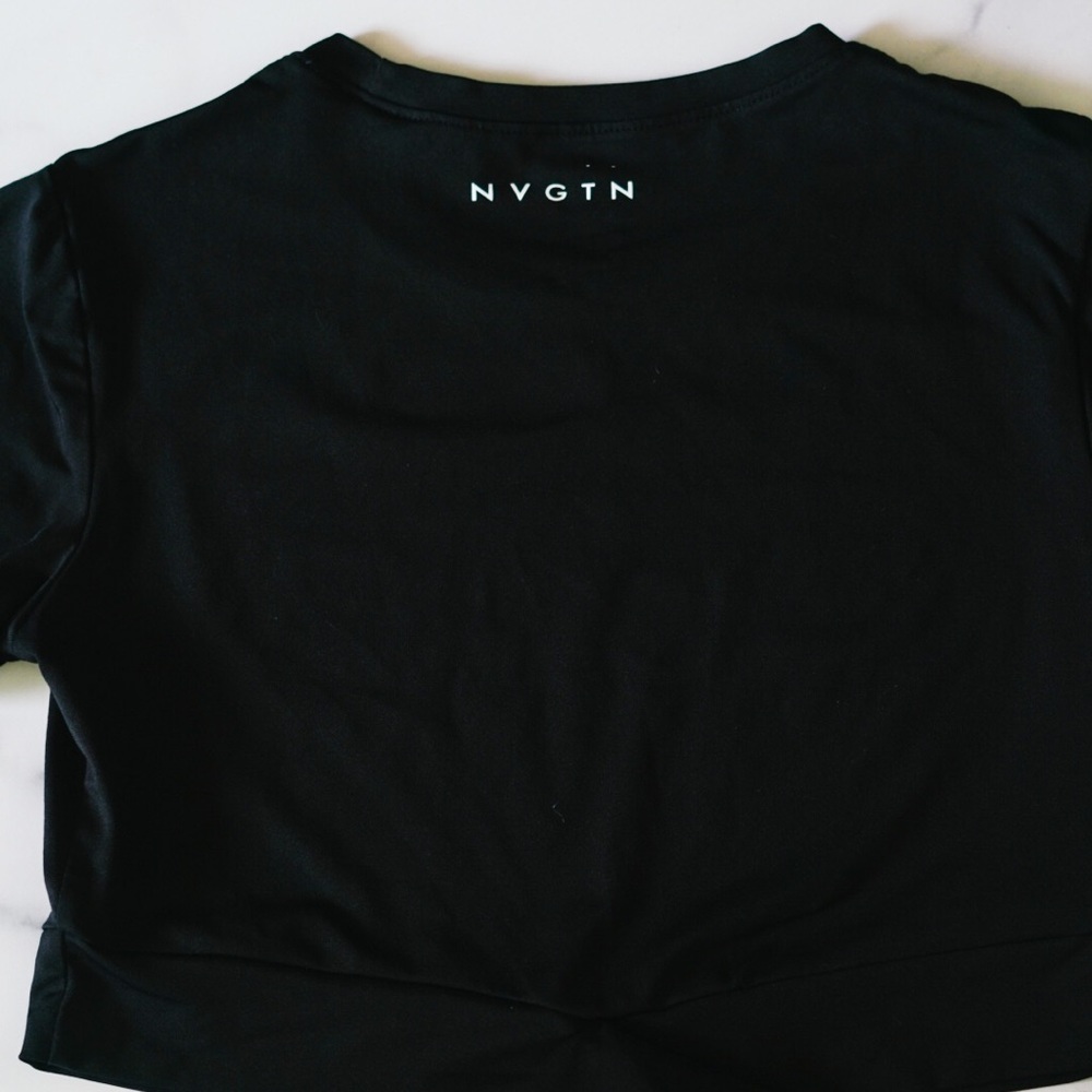 NVGTN Black crossbody top